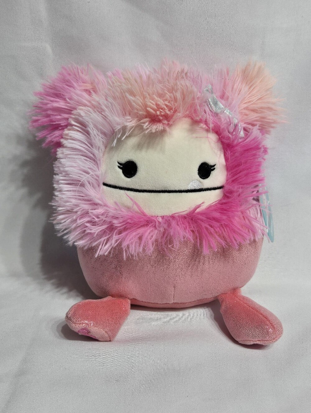 8" Squishmallows Caparrine Bigfoot Plush Yeti Stuffed Animal Like New!